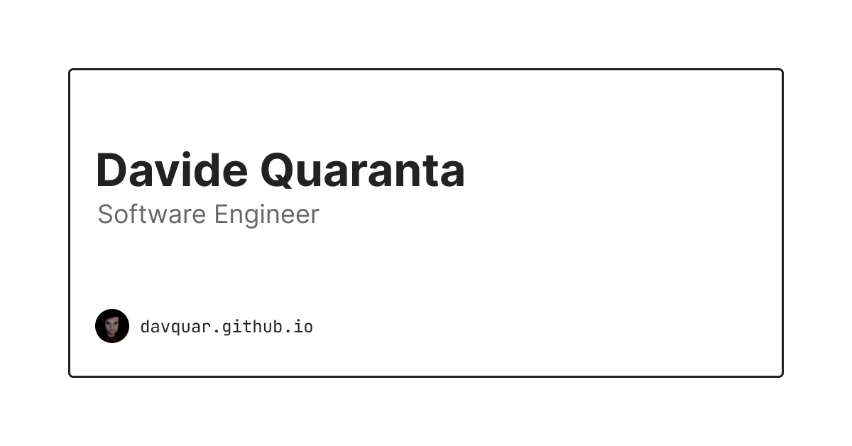 Davide quaranta